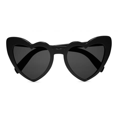 ysl sunglasses heart|saint laurent flat top sunglasses.